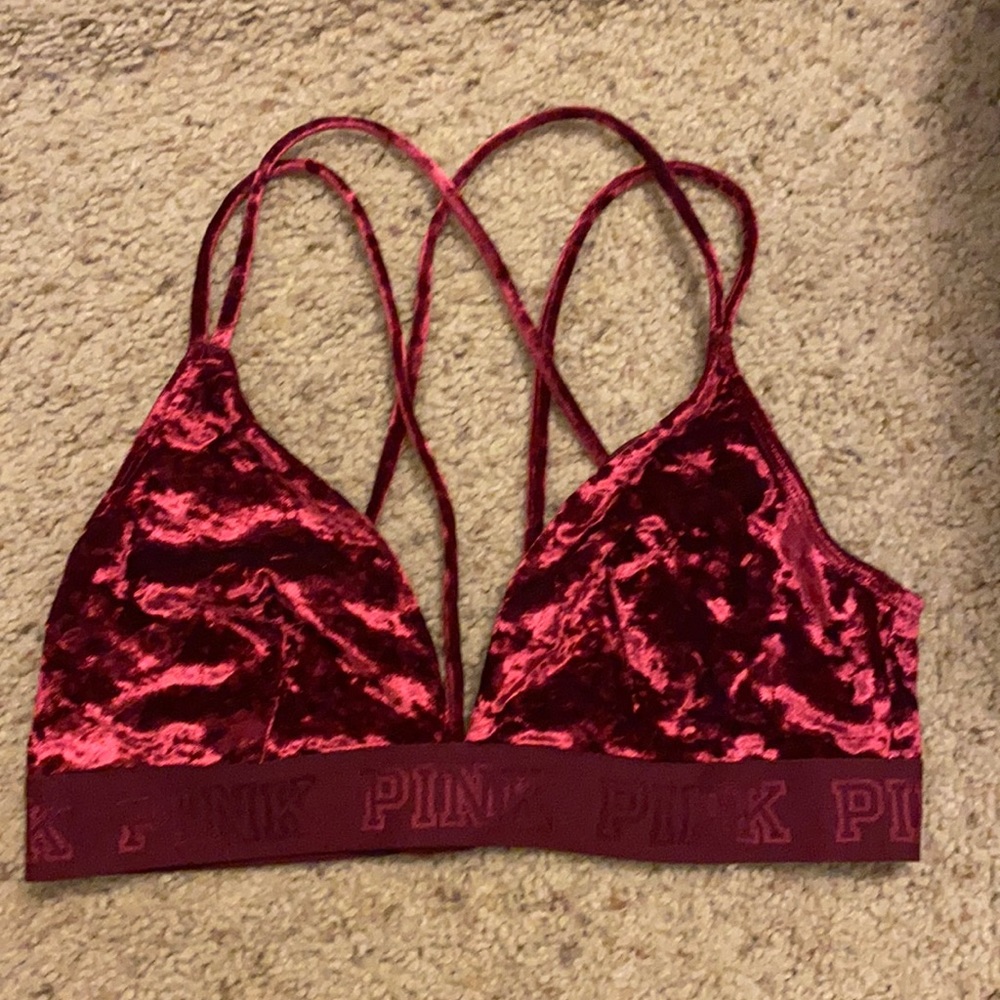 Velvet bralette
